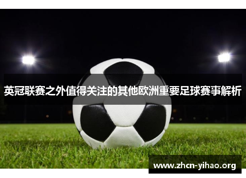 英冠联赛之外值得关注的其他欧洲重要足球赛事解析 英冠联赛之外值得关注的其他欧洲重要足球赛事解析