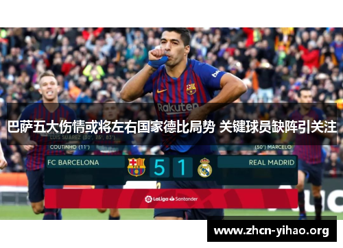 巴萨五大伤情或将左右国家德比局势 关键球员缺阵引关注